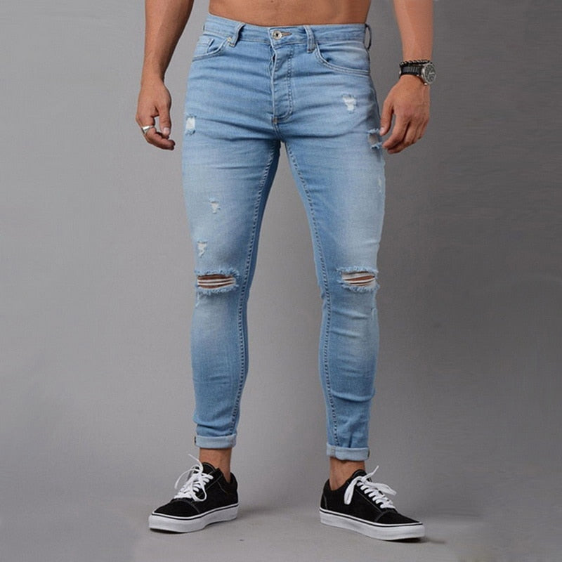 mens high waisted skinny jeans