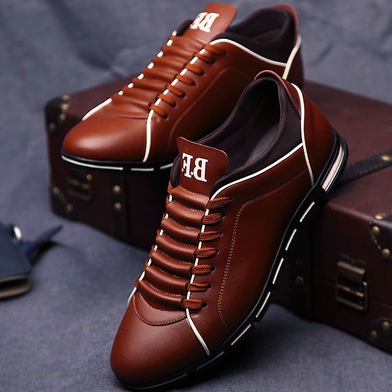 artificial leather shoes