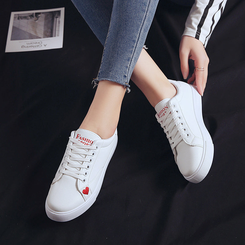 cute leather sneakers