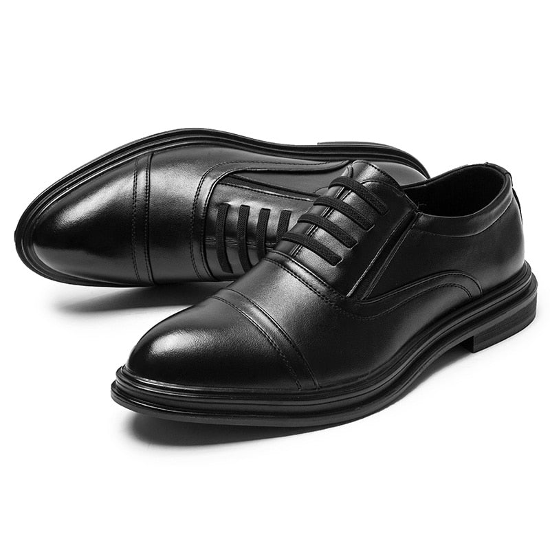 mens black business shoes