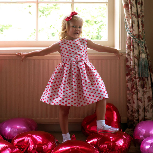 Rachel Riley Pink Satin Ribbon Hairbow