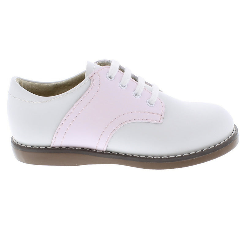 Oxford Saddle Shoes - White/Pink