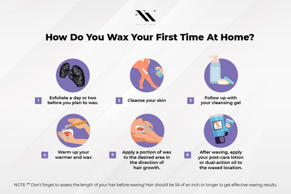 How to Wax at home step by step