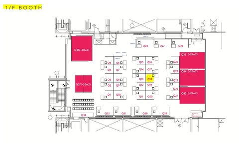 location of alice booth on floor first no 18