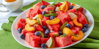 Watermelon and fruit salad