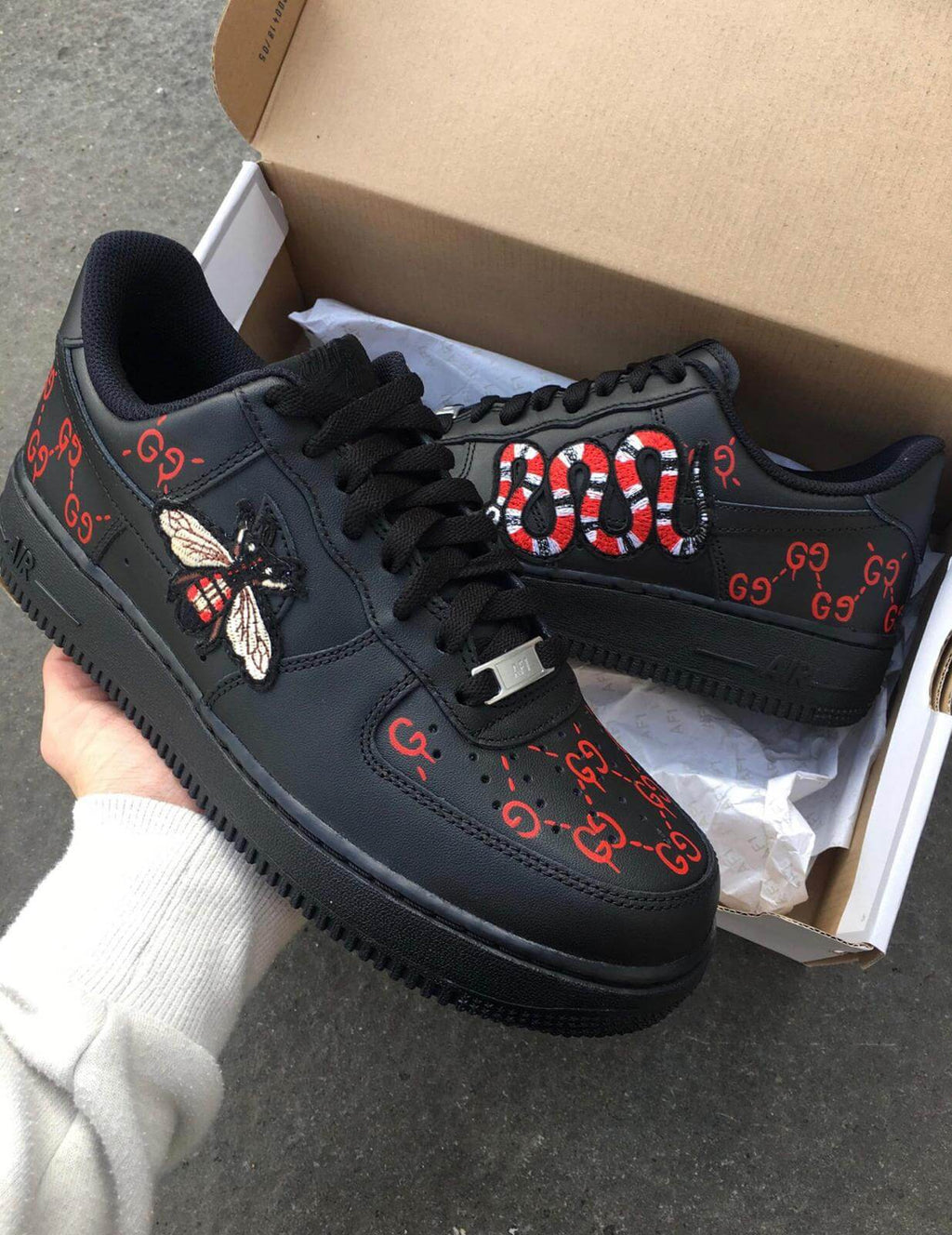 black air forces for girls