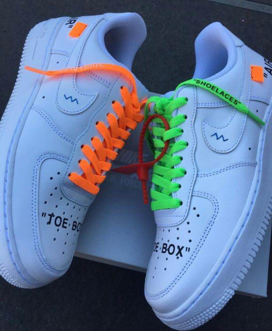 off white green forces