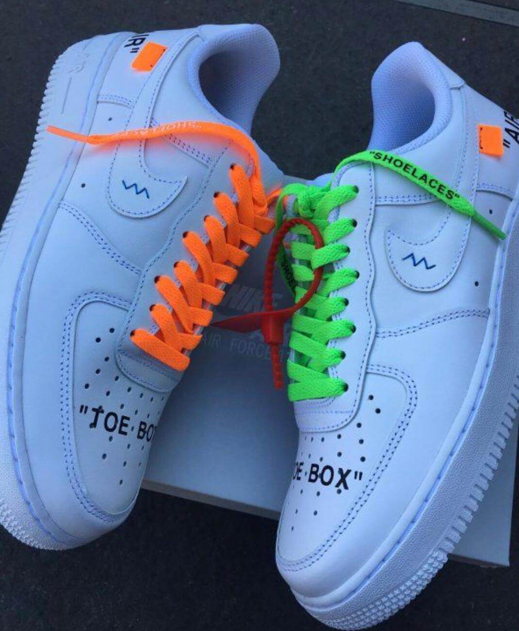 off white forces green