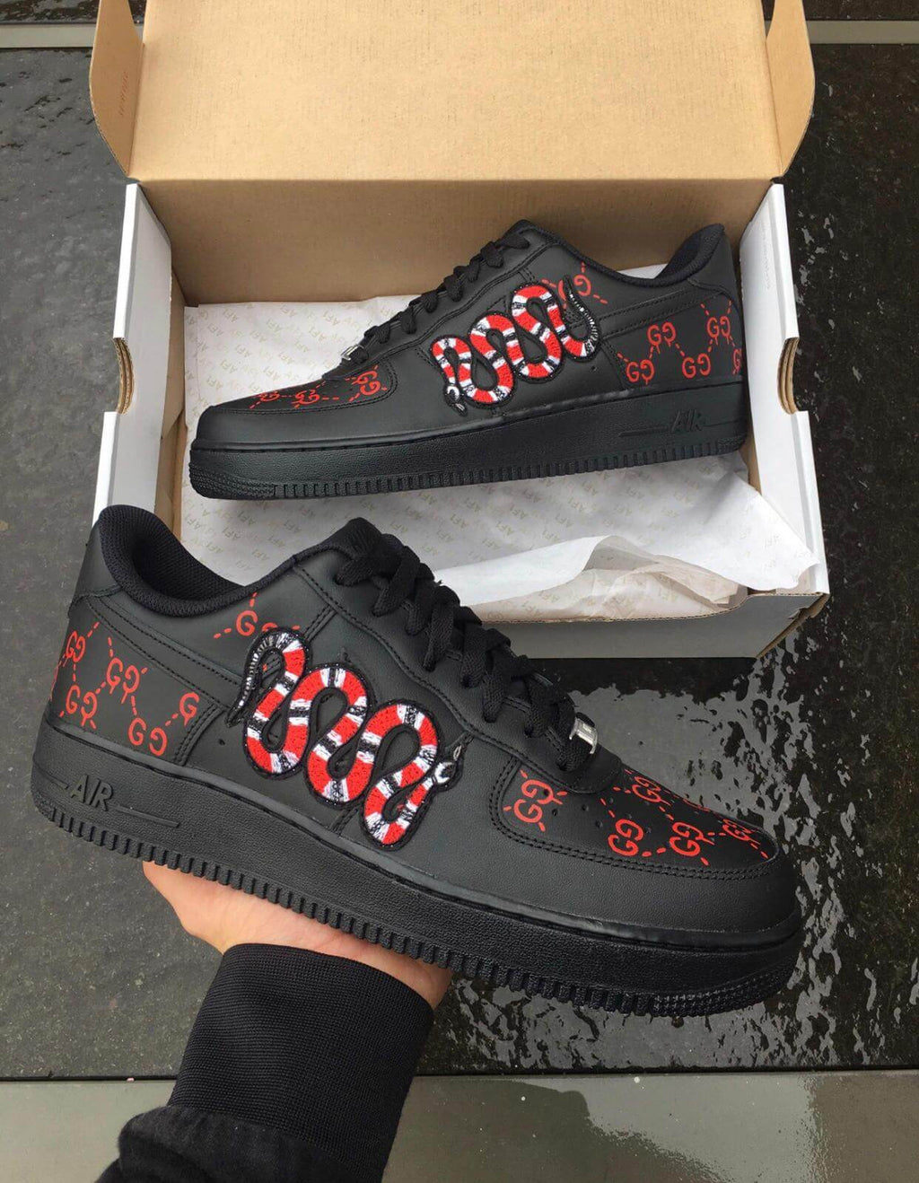 custom girl air forces