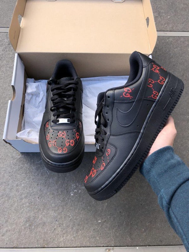 black air force 1 customs