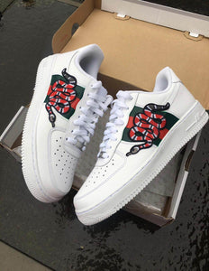 nike air force gucci snake