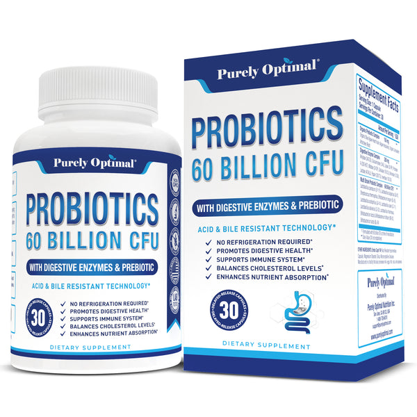 Purely Optimal Probiotics 60 Billion CFU