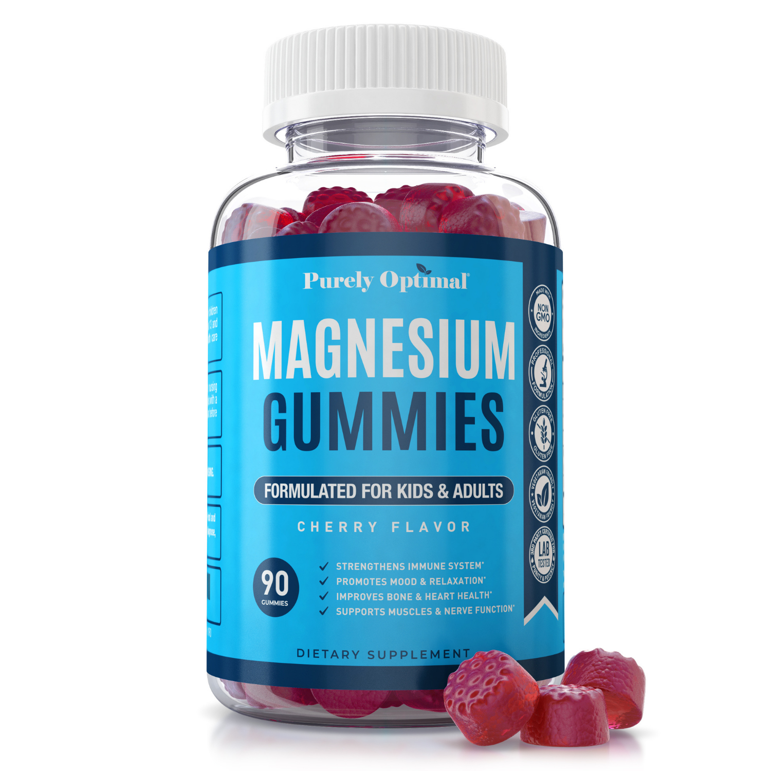 Magnesium Gummies - Purely Optimal Nutrition product image