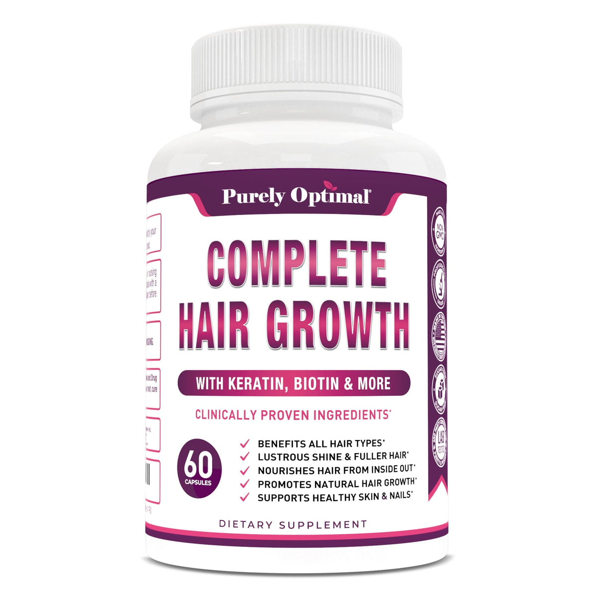 Premium Hair Growth – Purely Optimal Nutrition