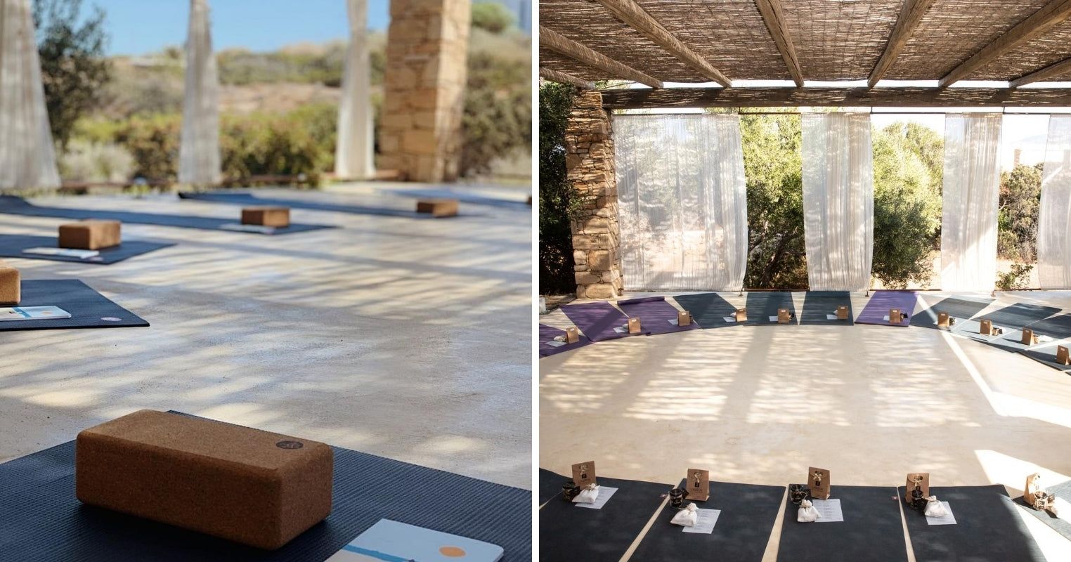 Manduka Equipment at Fykiada Retreats