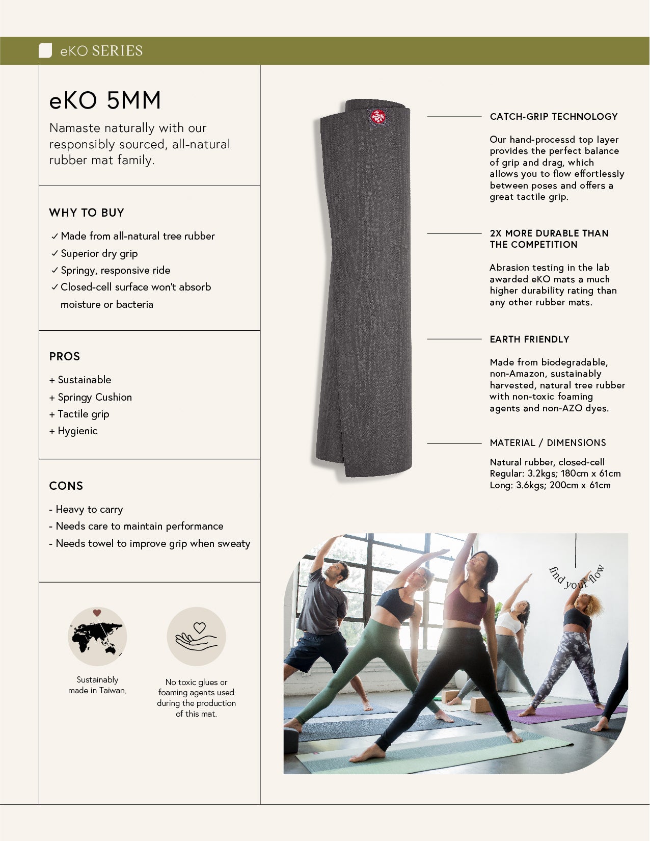 Manduka eKO Yoga-Matte