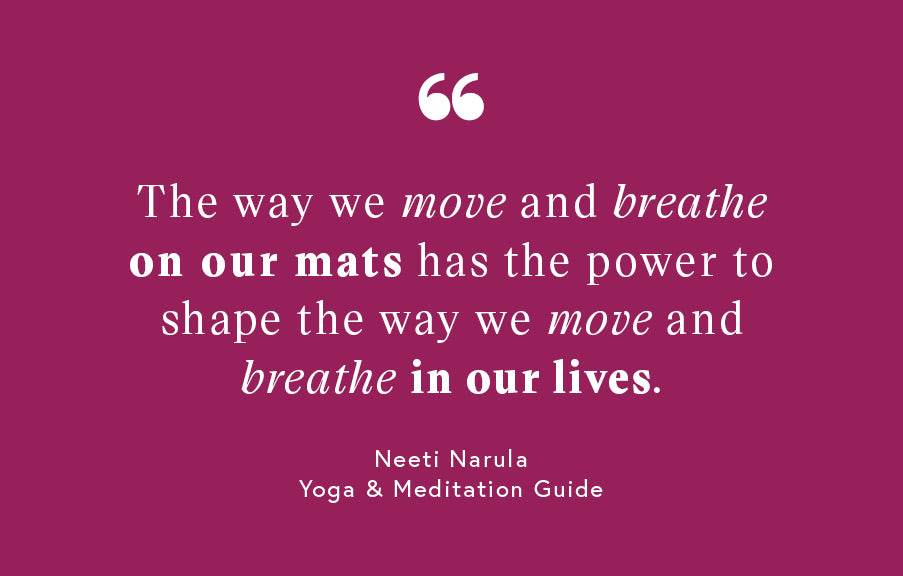 Inspirar a Prática Neeti Narula Yoga Manduka 2