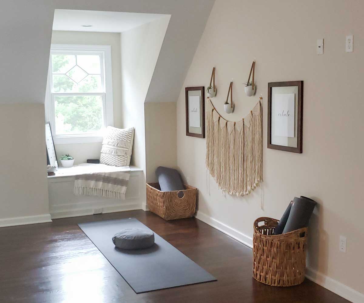 Espace Yoga à la maison