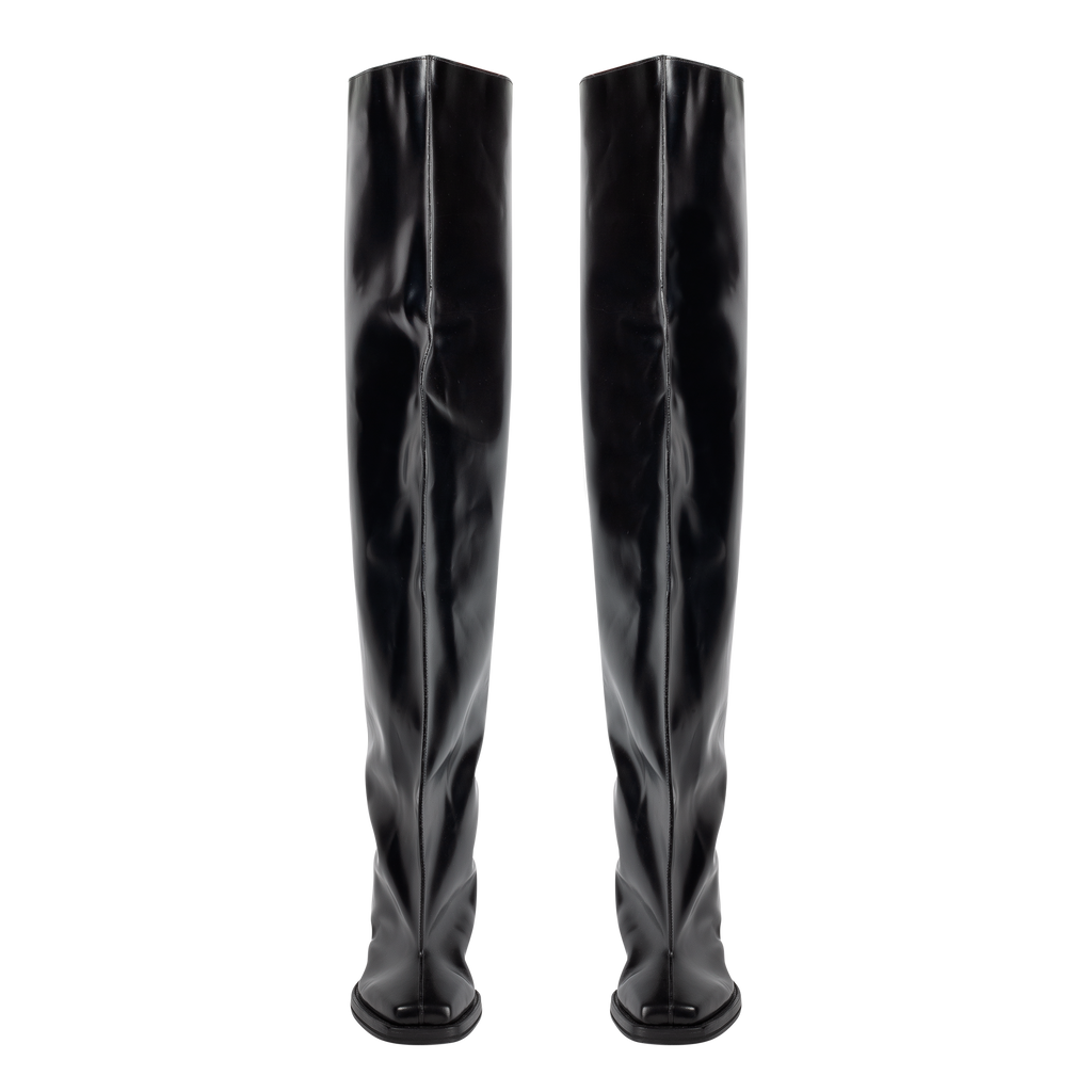 y project thigh high boots