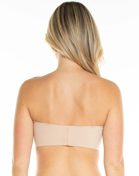 Wireless T-shirt Bra with Mesh Back Detail 0021 - Beige