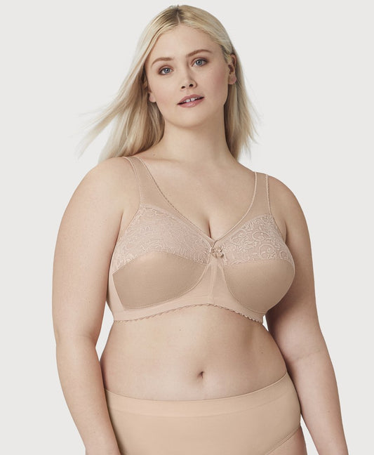 Fingerhut - Glamorise MagicLift Cotton-Blend Full-Figure Support Bra