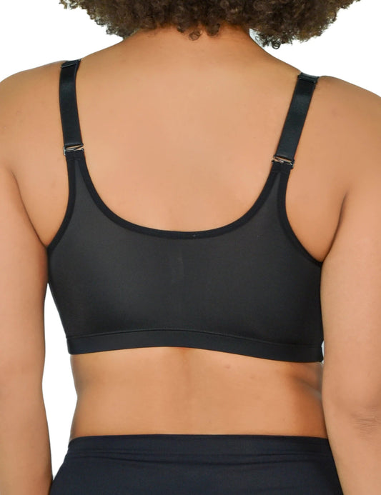 Ahh Seamless Leisure Bra with Removable Pads 92071 - Black