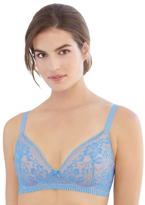 Comfort Lift Rose Lace Wireless Support Bra 1104 - Taupe