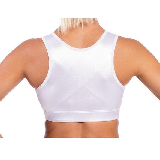 Triumph Triaction Seamfree Wire-free Crop Top Bra - White - Curvy