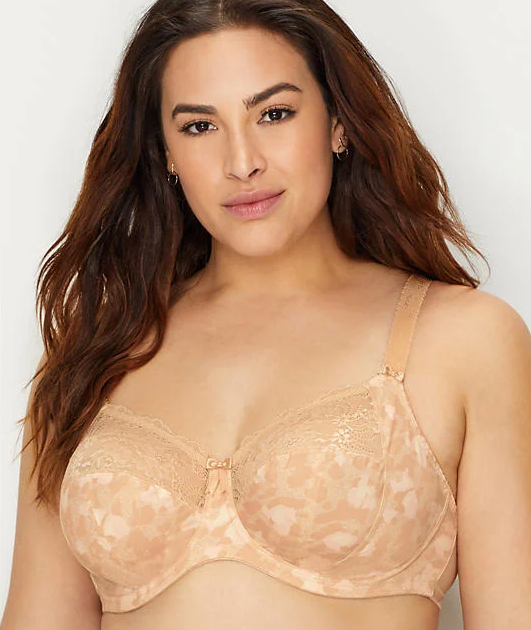 6043 Plus Size High Cut Cotton Panty EL6043 014 - Beige