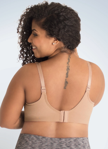 4077 Alyssa Seamless Wireless Nursing Bra - Beige – Purple Cactus Lingerie