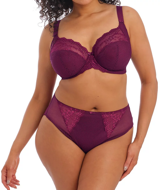 Charley Stretch Lace Underwire Plunge Bra EL4382 - White – Purple Cactus  Lingerie