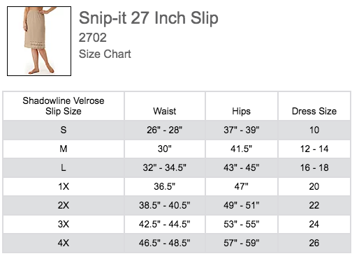 Snip It Adjustable Length Slip Shorts (Pettitpants) 3362 - Nude