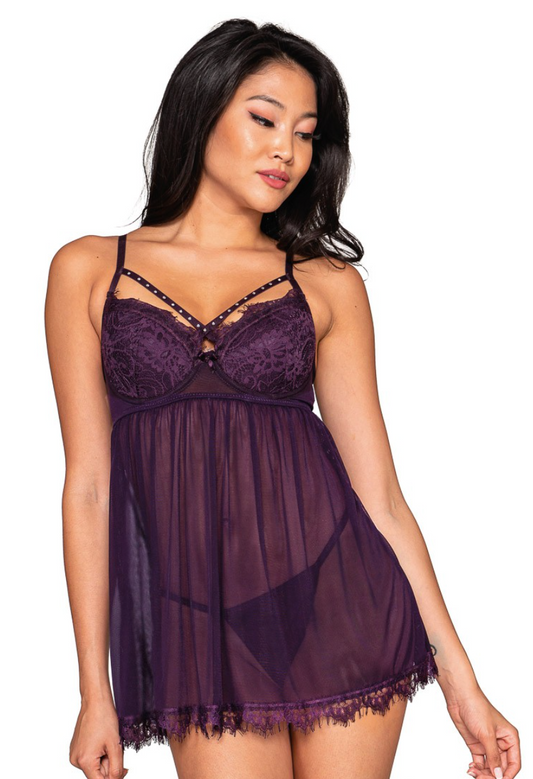 Velvet Burnout and Chiffon Robe 12639 - Burgundy/Black – Purple Cactus  Lingerie