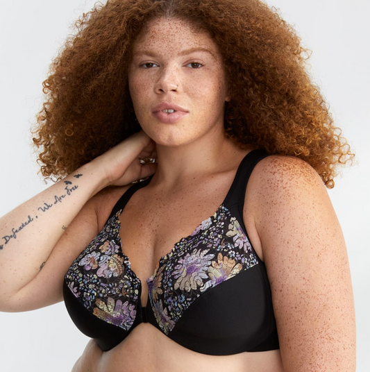 Front-Hook Wireless Bra by Glamorise® - Women's Plus Size Clothing