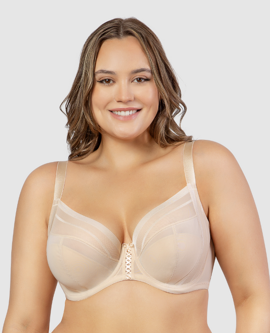 Parfait Women's Shea Plunge Unlined Bra - Blackberry - 34j : Target