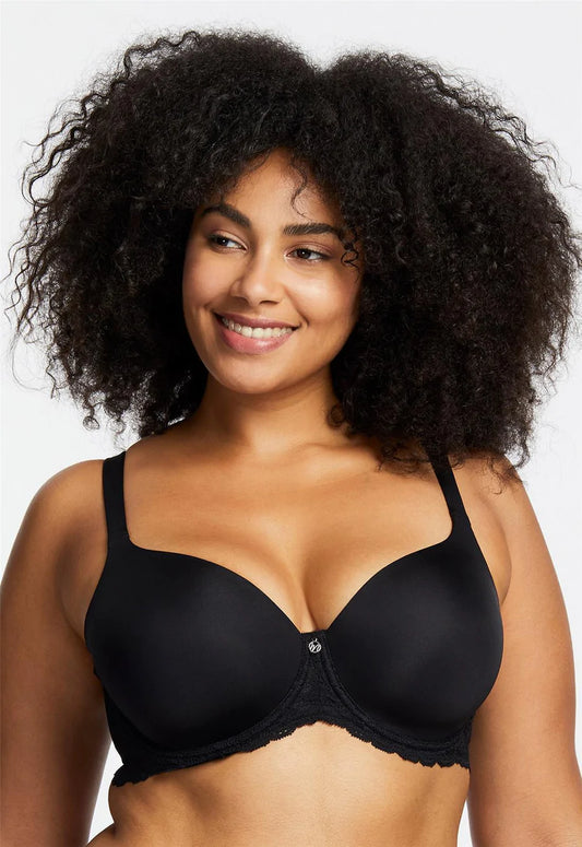 Buy BITZ Padded Non Wired 3/4th Coverage T-Shirt Bra - Barberry at Rs.350  online