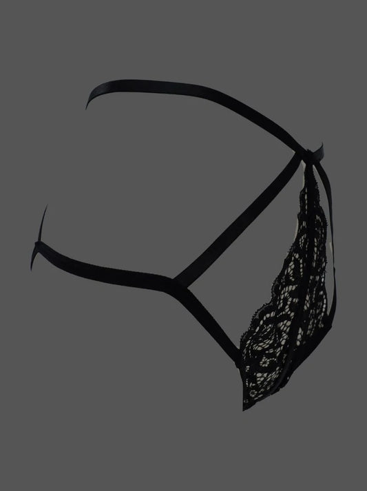 Peacock G-String (Black)