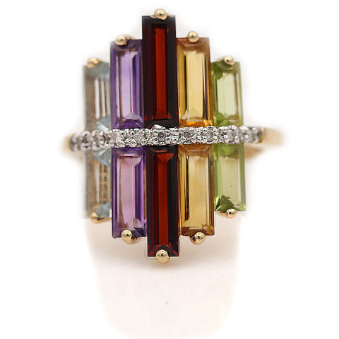 Coloured Gemstone Engagement Rings | Diamonds Factory Canada