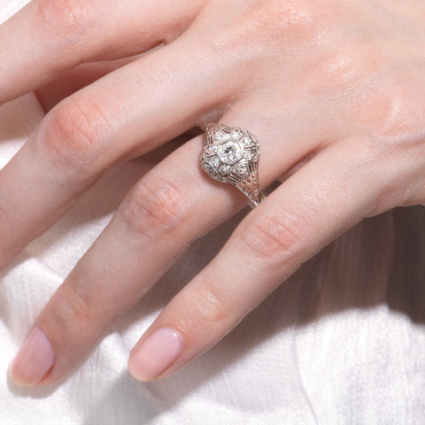 2 Ct. Princess Cut Natural Diamond Channel Pave Set Natural Diamond  Engagement Ring (GIA Certified) | Diamond Mansion