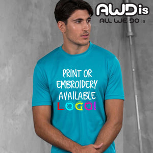 AWDis Just Cool 100% Polyester T-Shirt JC001 Lime Green-Custom Teamwear