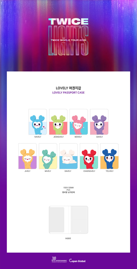 Pre Order Twice Lovely Passport Case 19 Twicelights Red Monster Shop