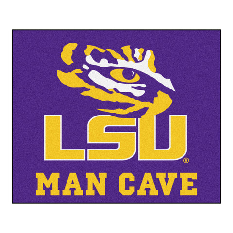 Lsu Tigers Ncaa Man Cave Tailgater Floor Mat 60in X 72in Bsn