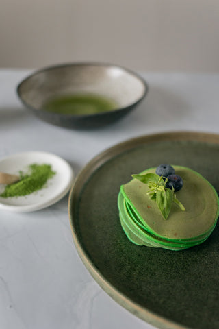 Matcha crepes sorate