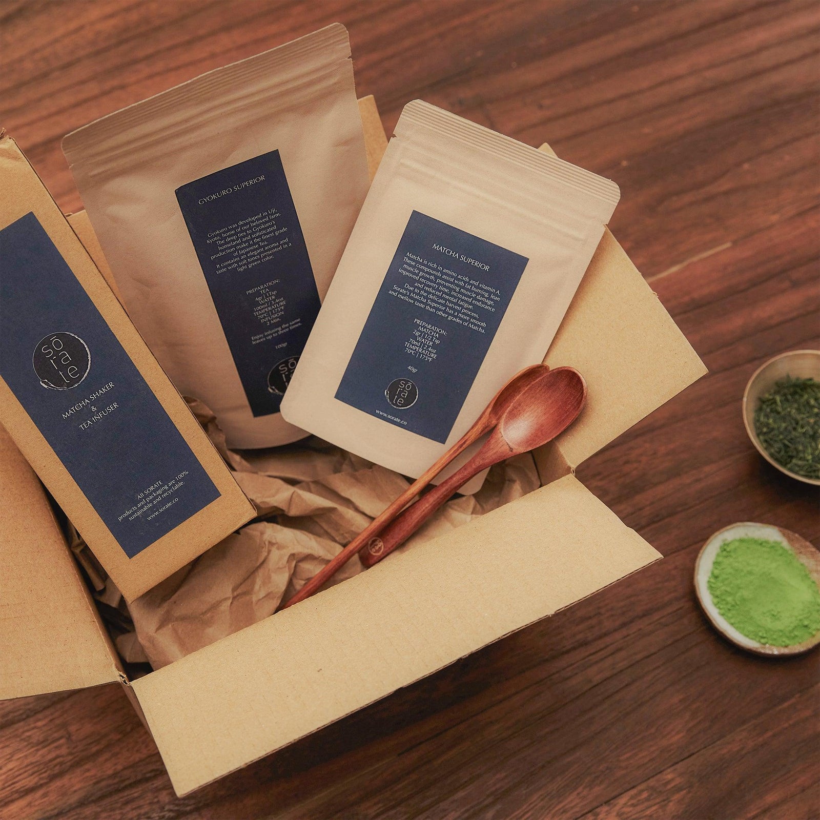 Matcha Ceremonial + Culinary Set - Sora Tea Co.