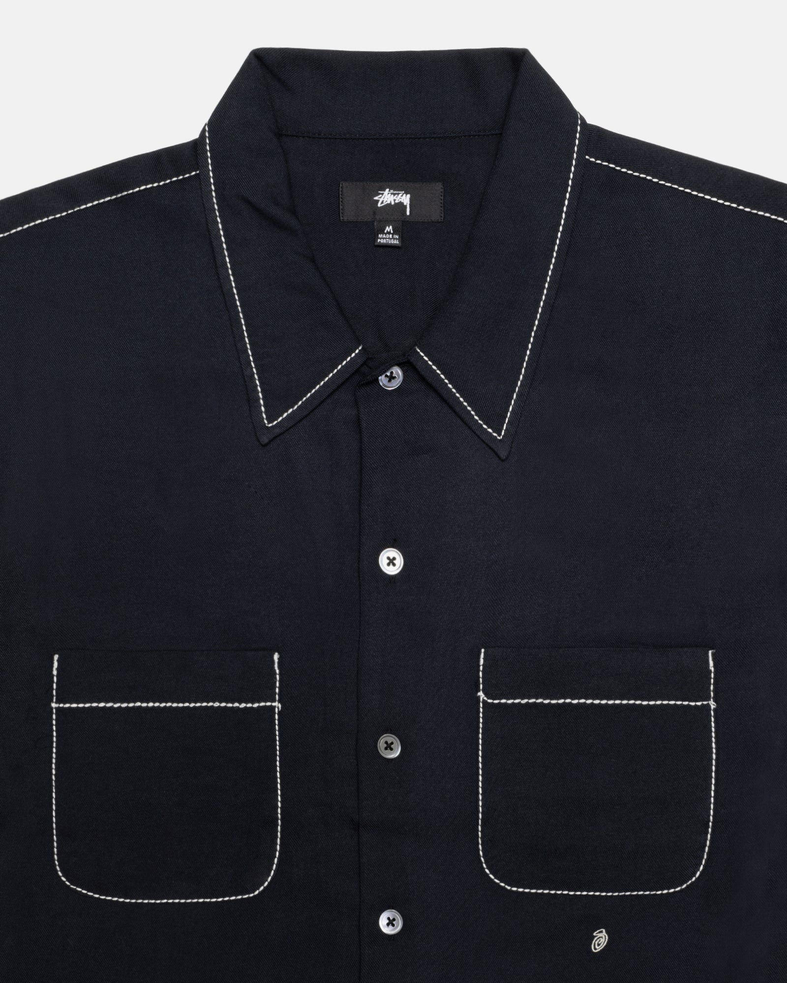 Contrast Pick Stitched Shirt - Unisex Tops & Shirts | Stüssy