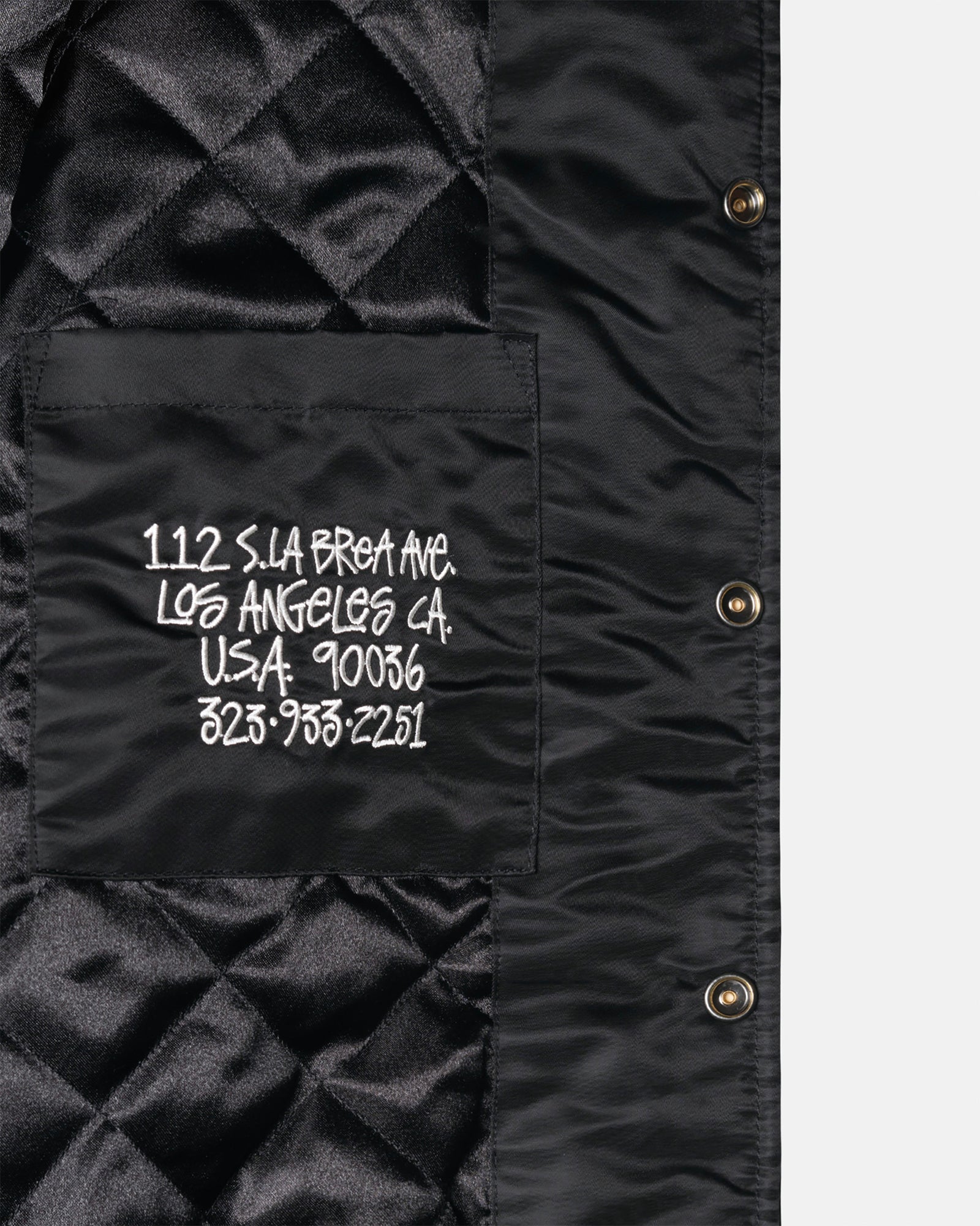 La Chapter Satin Jacket - Unisex Jackets & Outerwear | Stüssy