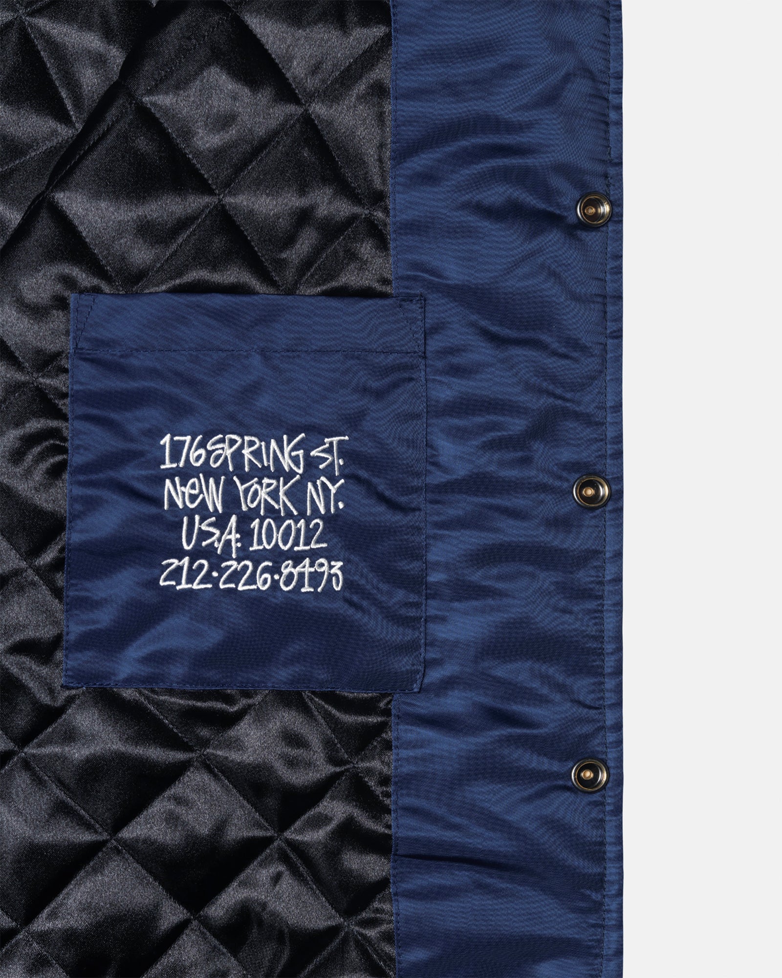 恵みの時 STUSSY NY CHAPTER SATIN VARSITY JACKET - 通販 - www