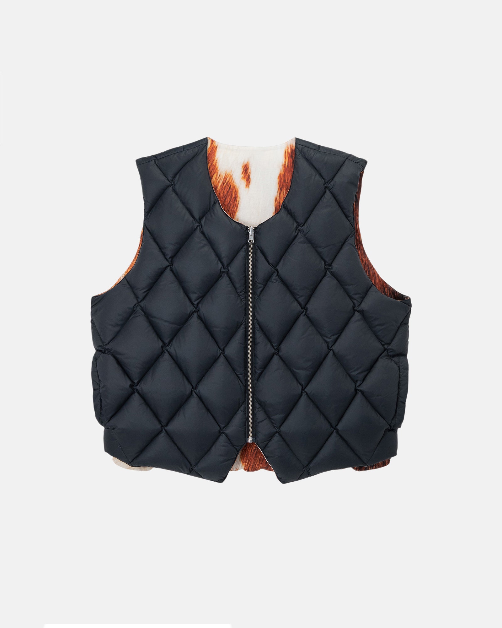 stussy REVERSIBLE QUILTED VEST-