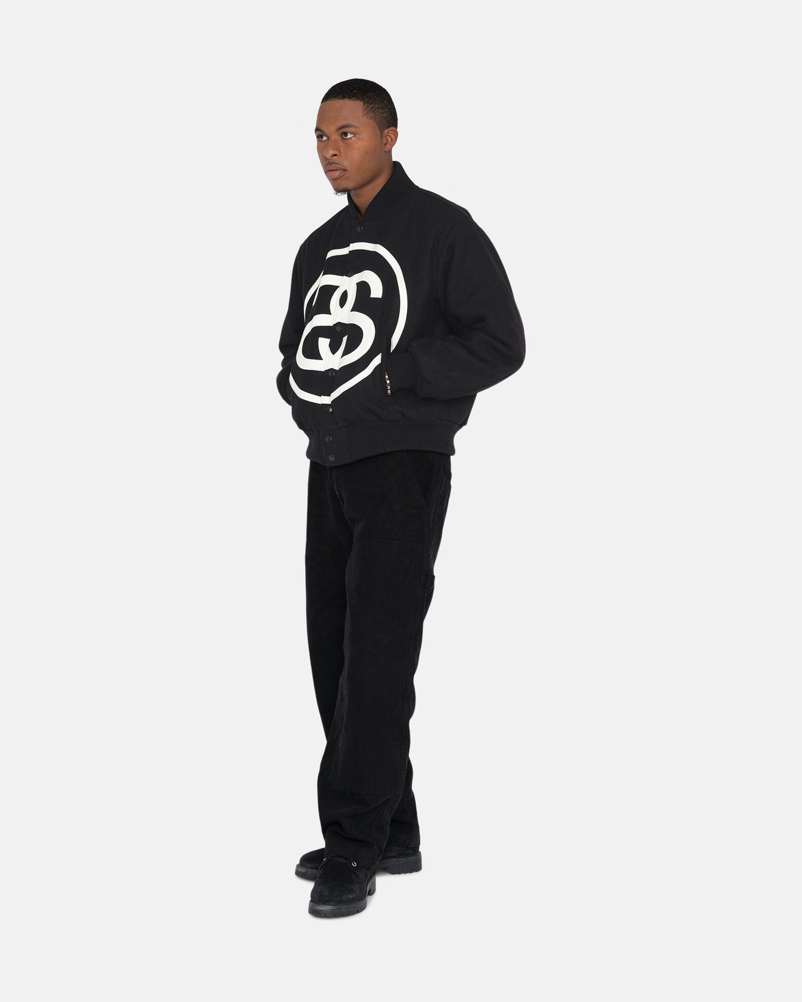 stussy SS-LINK VARSITY JACKET スタジャン-