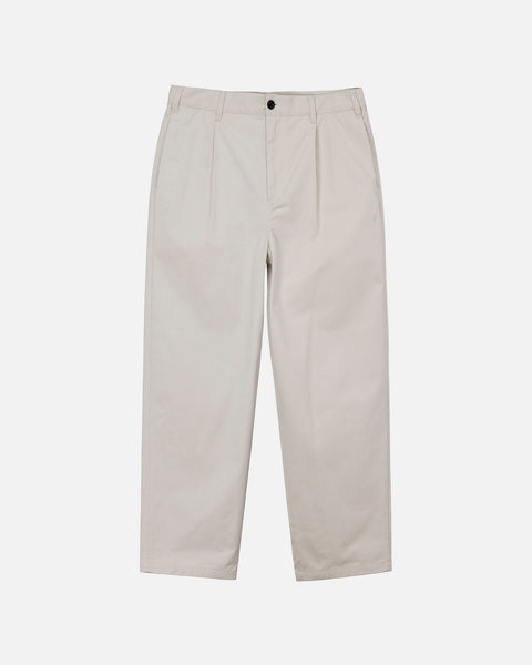 TWILL VOLUME PLEATED TROUSER